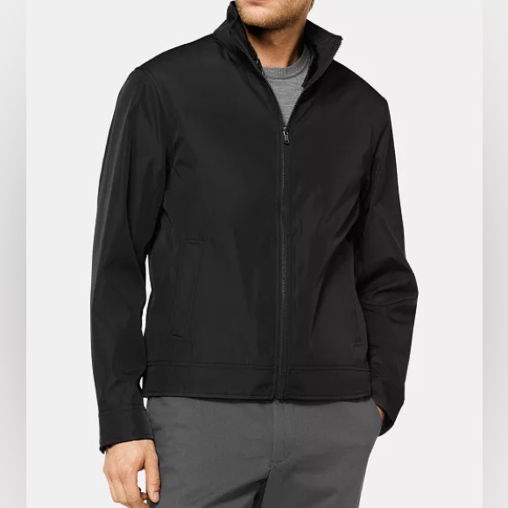 Black Michael‎ Kors Men's Wind Breaker
Softshell Jacket With Padded Liner, Black